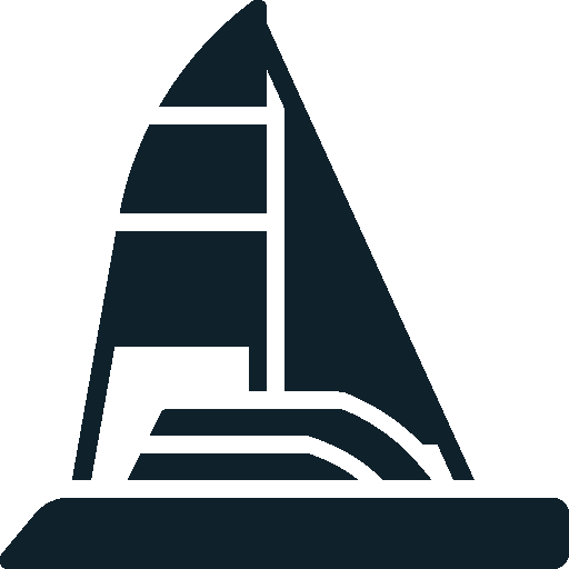 Icono de catamarán